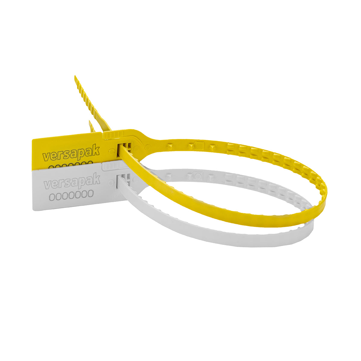 VersaTight Numbered Variable Length Security Seal - Yellow & White