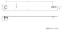 Thumbnail for VersaTruck Numbered Fixed Length Security Seal - Dimensions