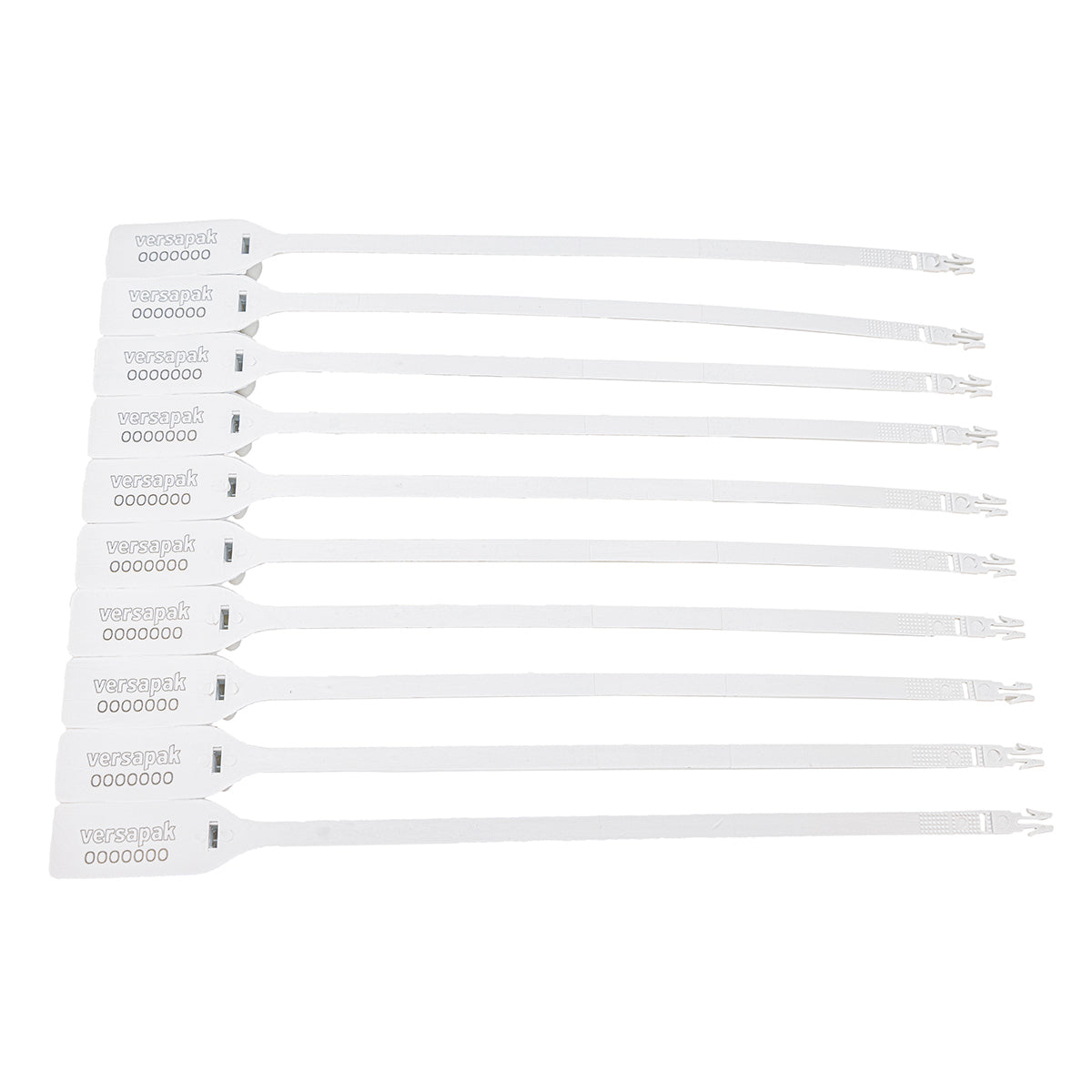 VersaLock Numbered Fixed Length Security Seal - White Strip