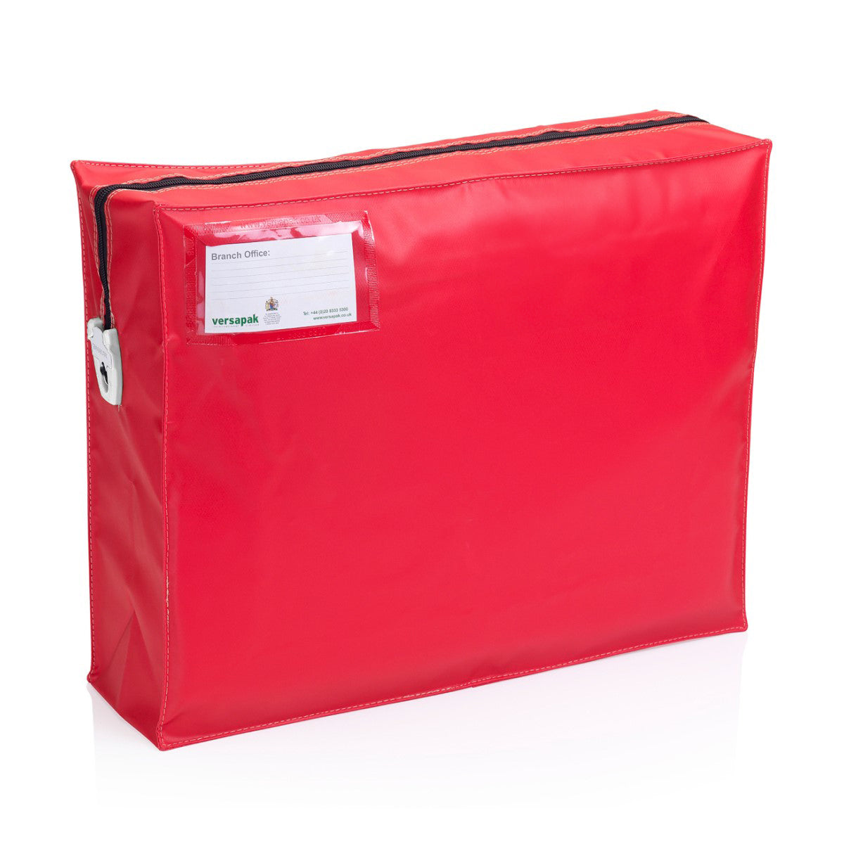 Mail Pouch with Gusset ZG3 Red T2 Front