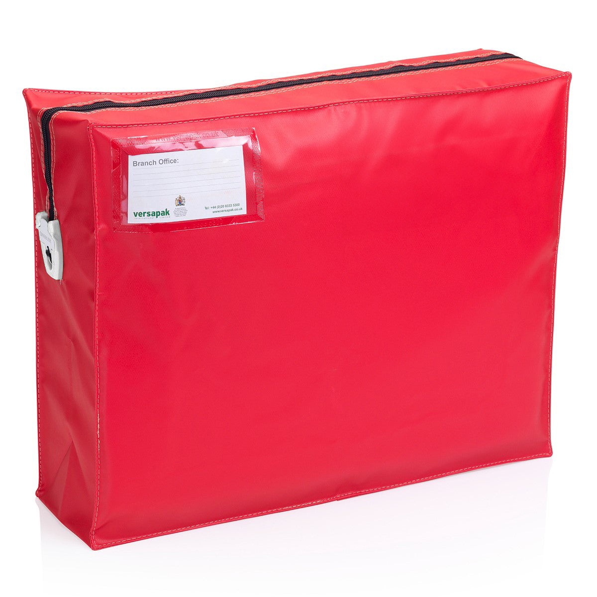 Mail Pouch with Gusset ZG4 Red T2 Front