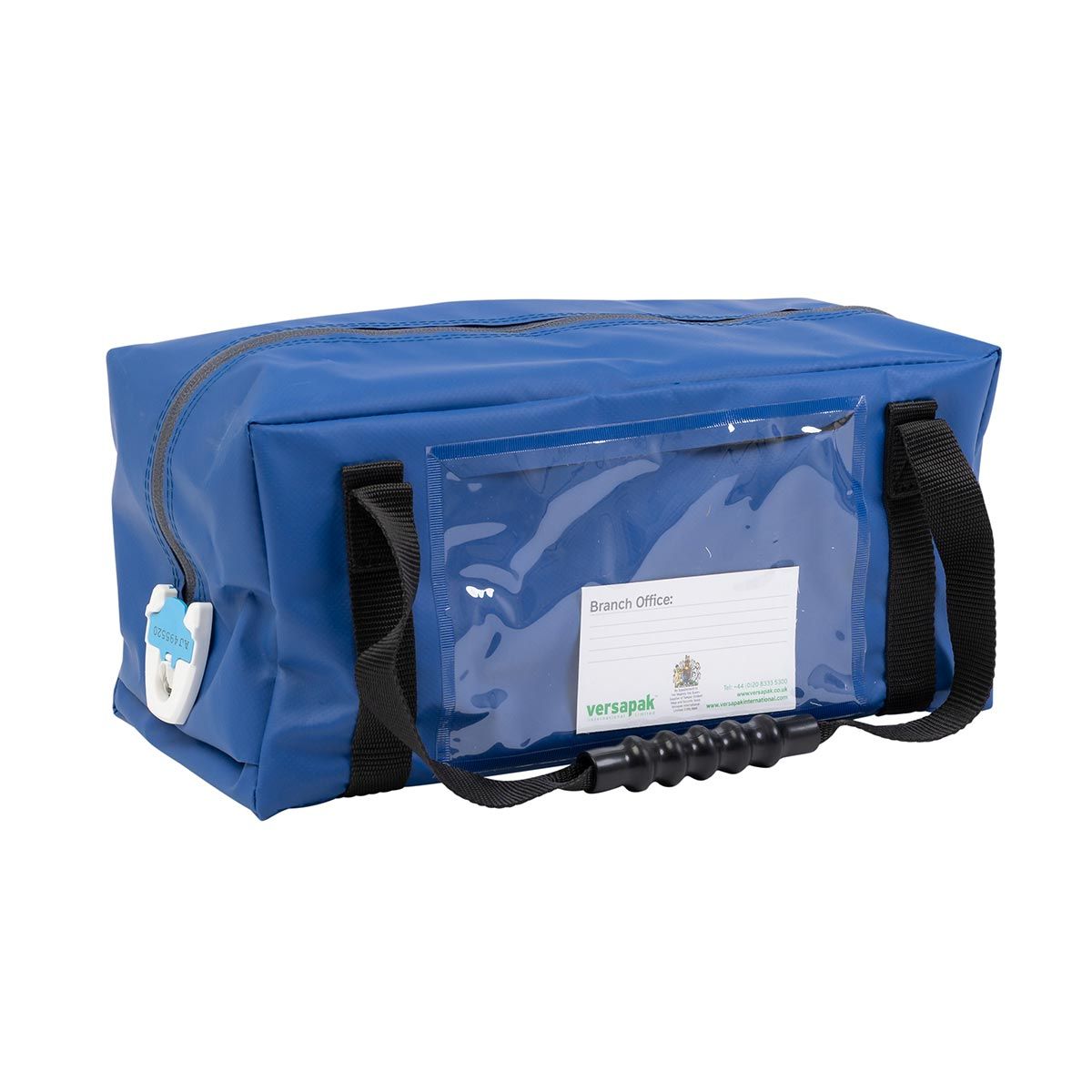 Versapak Secure Cash in Transit Bag KTH1 Blue Rectangle Front